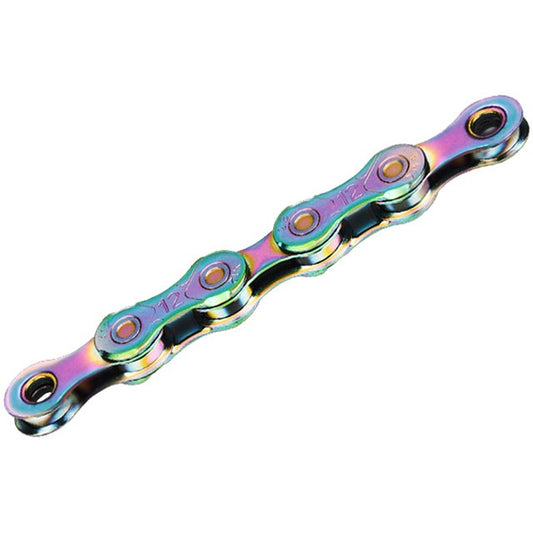 KMC X12 Waxed Chain - 12-Speed, 126 Links, Aurora Blue