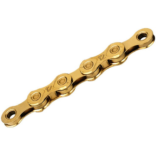 KMC X12 Waxed Chain - 12-Speed, 126 Links, Ti Gold