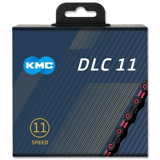KMC X11SL SuperLight Chain: 11-speed 118 Links, DLC Black/Pink