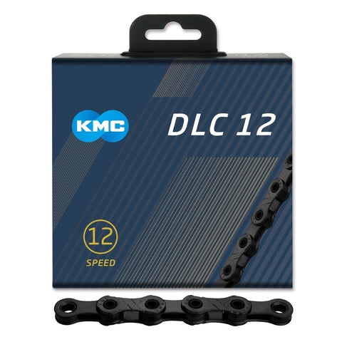 KMC DLC 12 Chain - 12-Speed, 126 Links, Black