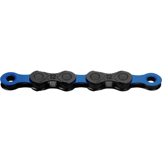 KMC DLC 12 Chain - 12-Speed, 126 Links, Black/Blue