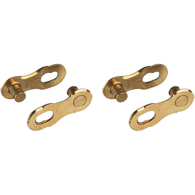 KMC MissingLink-12 Connector - 12-Speed, Ti Gold, 2 Pairs/Card