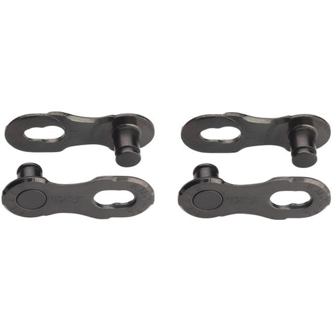 KMC MissingLink-12 DLC Connector - 12-Speed, Black, 2 Pairs/Card