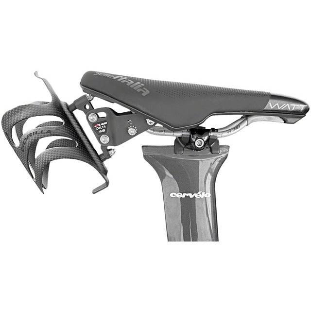XLAB Delta 425 Saddle Mounted Water Bottle Carrier System - Matte Black