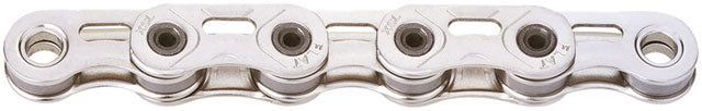 KMC XSL Flat Waxed Chain - 12/13-Speed, 126 Links, Compatible with SRAM T-Type and AXS Systems, Silver