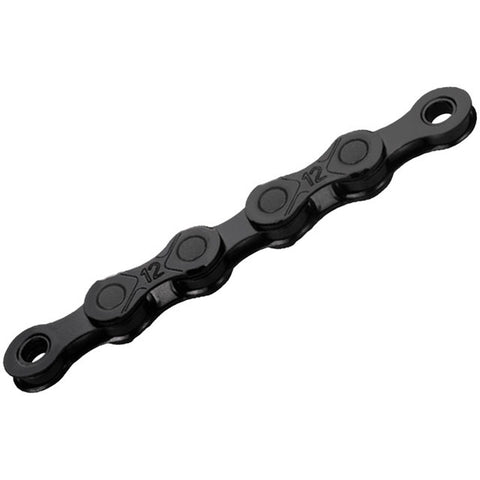 KMC DLC 12 Waxed Chain - 12-Speed, 126 Links, Black