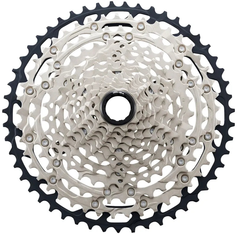 Shimano SLX CS-M7100 Cassette - 12-Speed, 10-51t, Silver/Black, Micro Spline