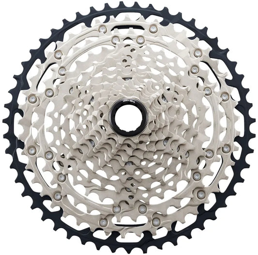 Shimano SLX CS-M7100 Cassette - 12-Speed, 10-51t, Silver/Black, Micro Spline