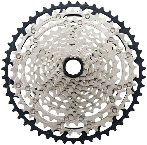 Shimano SLX CS-M7100 Cassette - 12-Speed, 10-51t, Silver/Black, Micro Spline