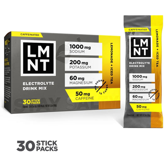 LMNT Electrolyte Drink Mix Lemonde + IceTea