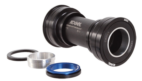 Kogel Bearings BB92-24 (Cross) Alloy Bottom Bracket - Black