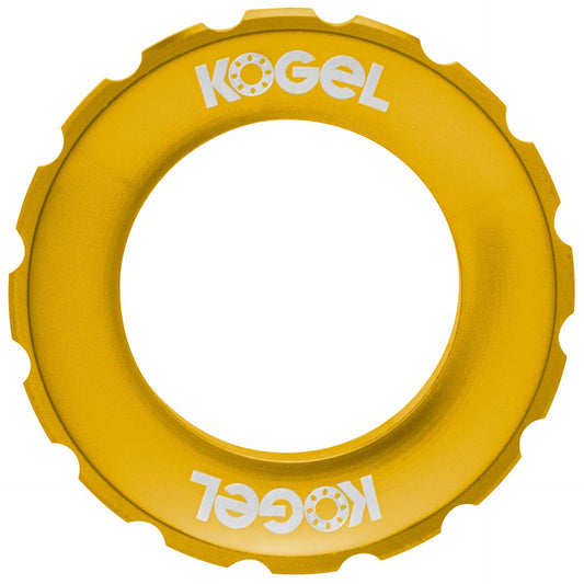 Kogel Bearings Center Lock Rotor Lockring, Gold