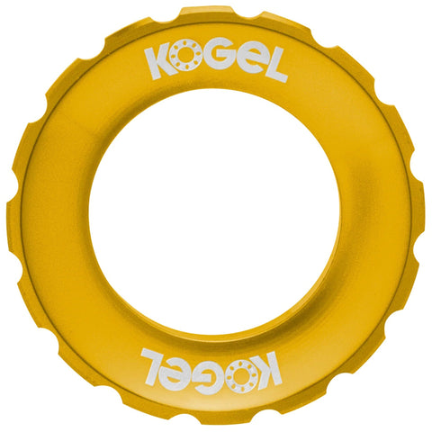 Kogel Bearings Center Lock Rotor Lockring, Gold