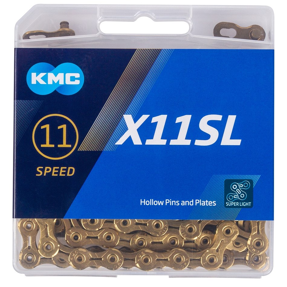 Cadena KMC X11SL SuperLight Gold 11 velocidades