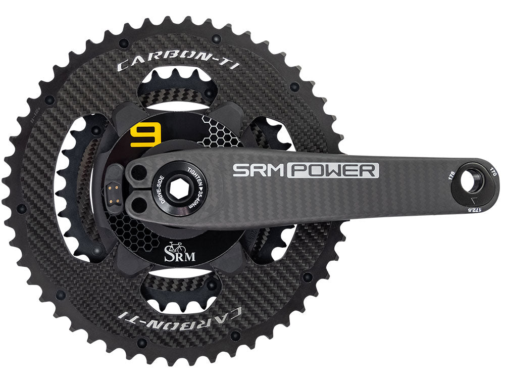 SRM Crankset PowerMeter 9, LOOK Carbon-Ti, 52/36T 172.5mm 24mm - Bike Center