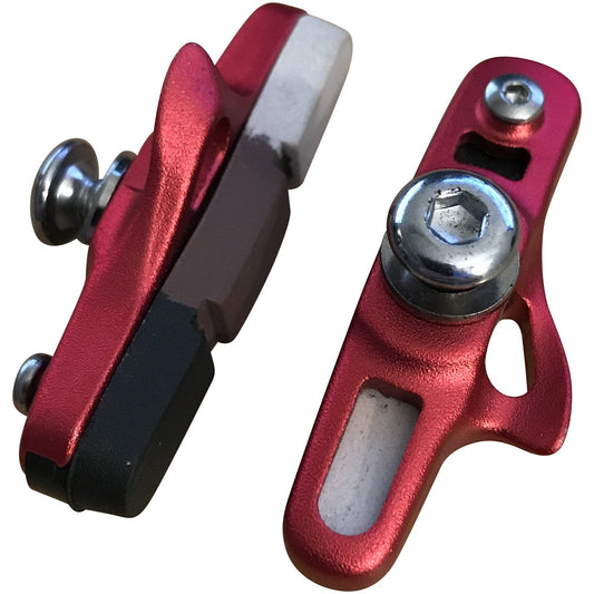 Pastillas de Freno Carretera Alligator Compatible Shimano 55mm Rojo - Bike Center