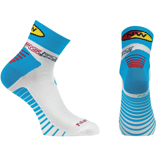 Medias Northwave Speed - Blanco/Azul - Bike Center