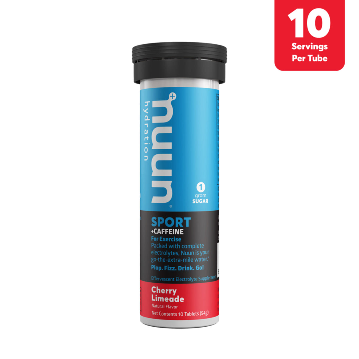 Nuun Sport Caffeine 10 Tablets, Cherry Limeade - Bike Center