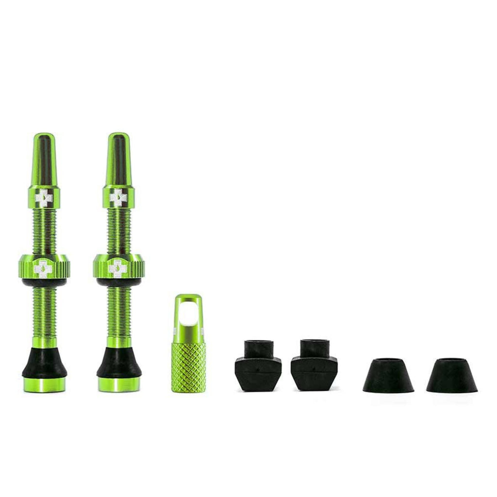 Muc-Off, Valvula Presta Ruta y MTB - Green, 44mm