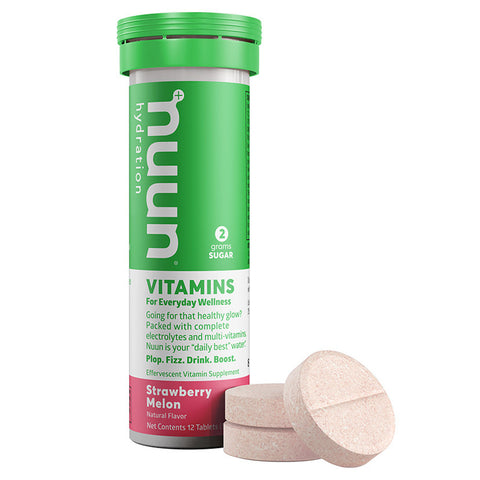Nuun Hydration Vitamins 10 Tablets, Strawberry Melon - Bike Center