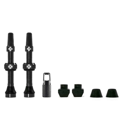 Muc-Off, Valvula Presta Ruta y MTB - Black, 44mm - Bike Center