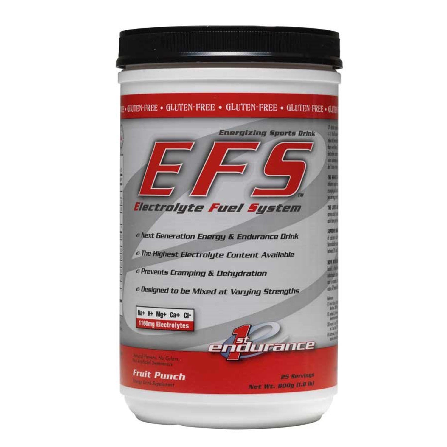 First Endurance EFS Drink Mix: Fruit Punch 25 Serving Canister - Bike Center