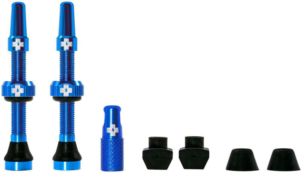 Muc-Off, Valvula Presta Ruta y MTB - Blue, 44mm
