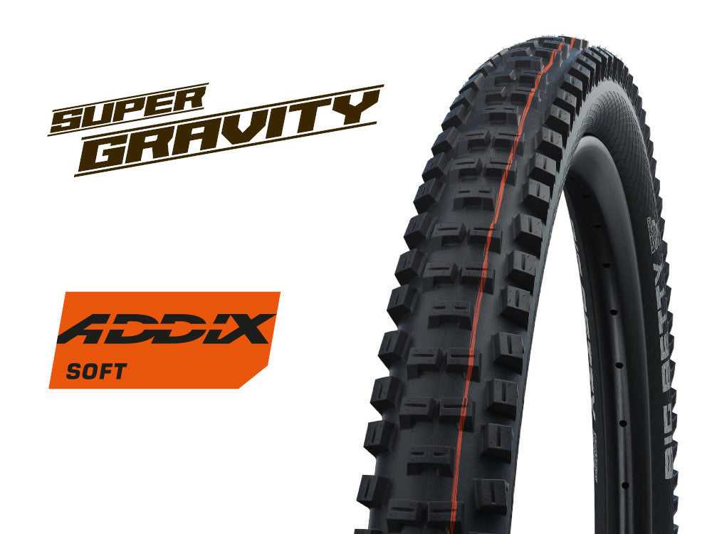 Schwalbe Big Betty 29x2.60 Folding Tubeless Ready Addix Soft Super Gravity TL Easy Black