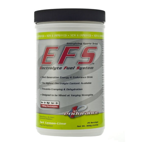 First Endurance EFS Drink Mix: Lemon Lime 25 Serving Canister - Bike Center