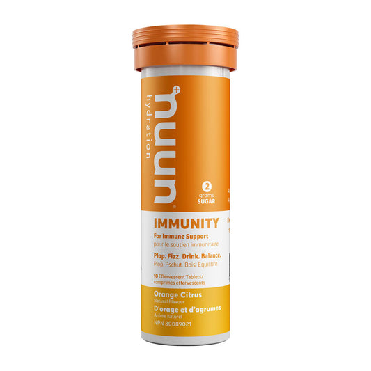 Nuun Hydration Immunity 10 Tablets, Orange Citrus - Bike Center